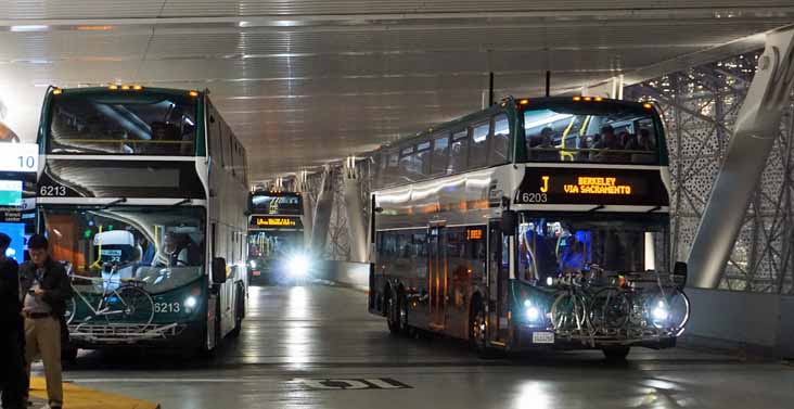 AC Transit Alexander Dennis Enviro500MMC SuperLo 6213, 6202 & 6203